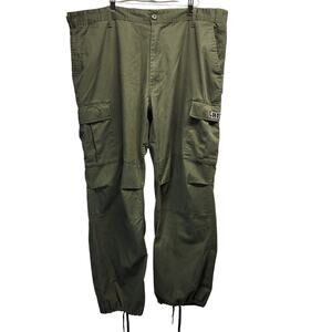 Grind Vintage BDU Cargo Pants X-Large Regular Green Adjustable Waist